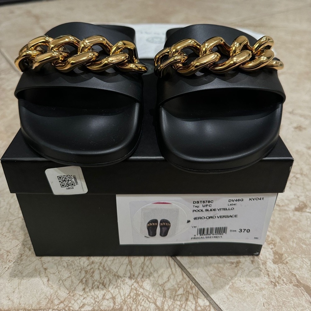 Authentic Versace Slides - Picture 3 of 3